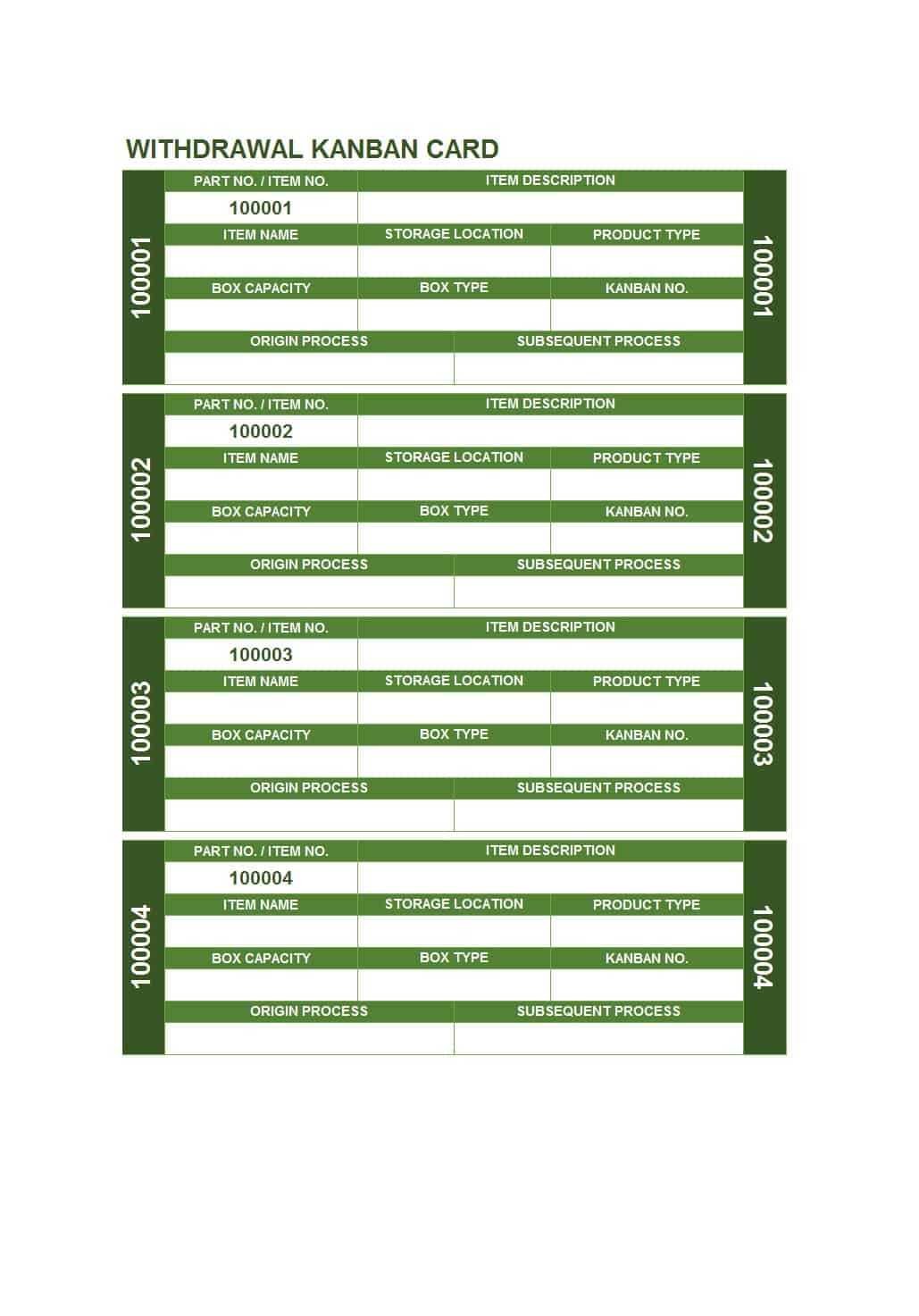 25 Printable Kanban Card Templates (& How To Use Them) ᐅ Intended For Kanban Card Template