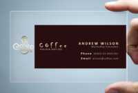 26+ Transparent Business Card Templates - Illustrator, Ms in Transparent Business Cards Template