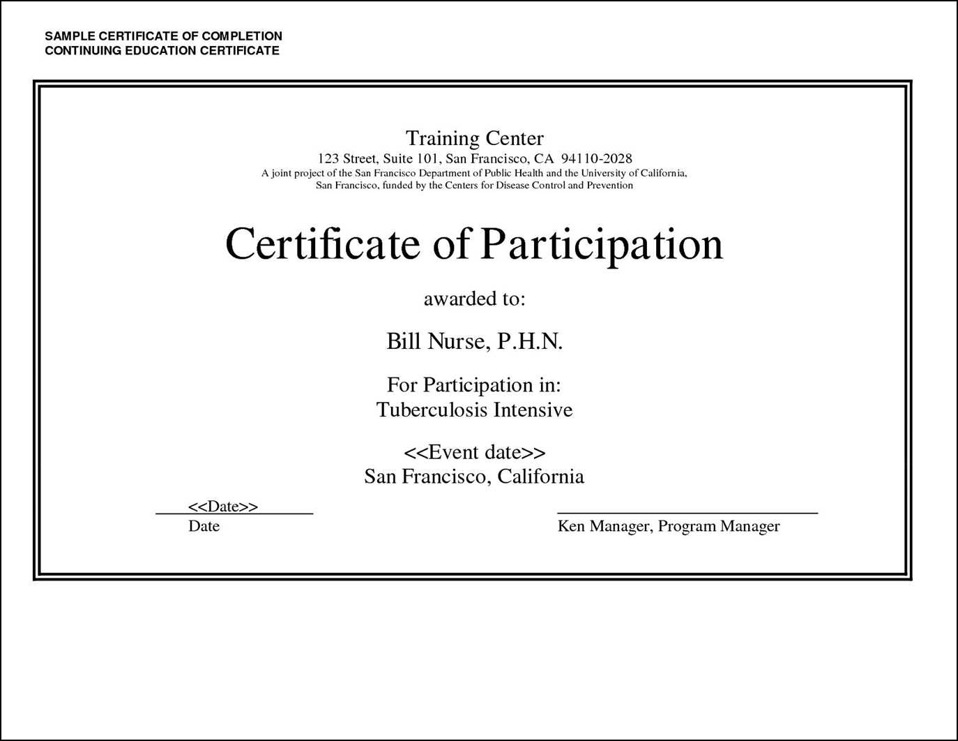 27 Images Of Adult Education Certificate Template | Masorler Throughout Continuing Education Certificate Template