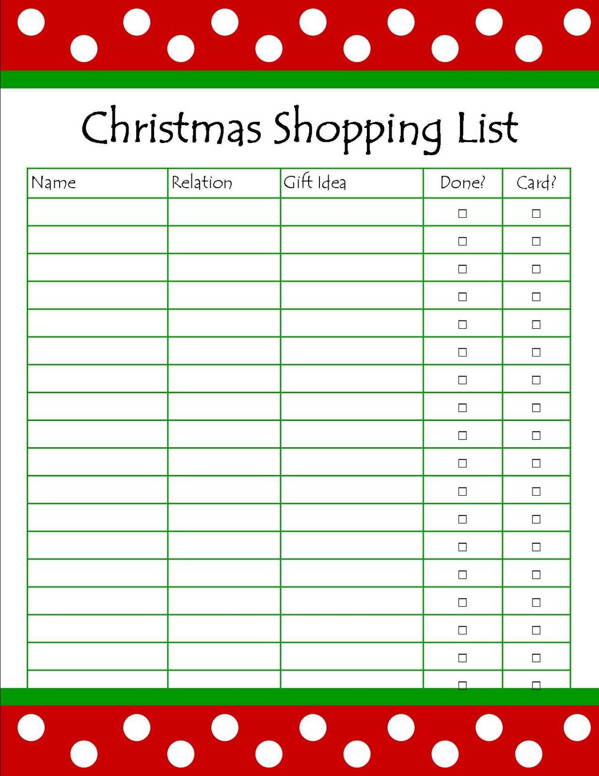 28+ [ Christmas List Template ] | Holiday Wish List Template Within Usmc Meal Card Template