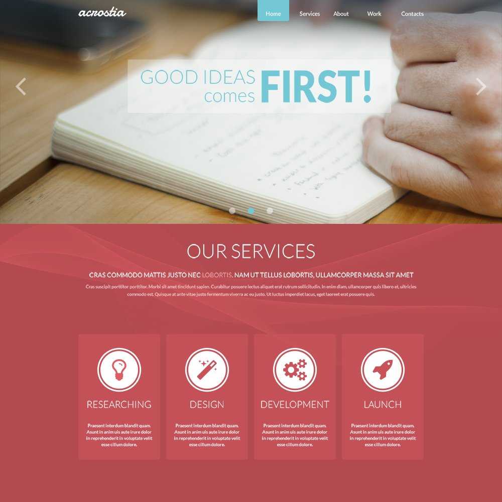 28 Free One Page Psd Web Templates In 2019 – Colorlib For Single Page Brochure Templates Psd