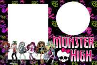 28+ [ Monster High Birthday Card Template ] | Monster High inside Monster High Birthday Card Template