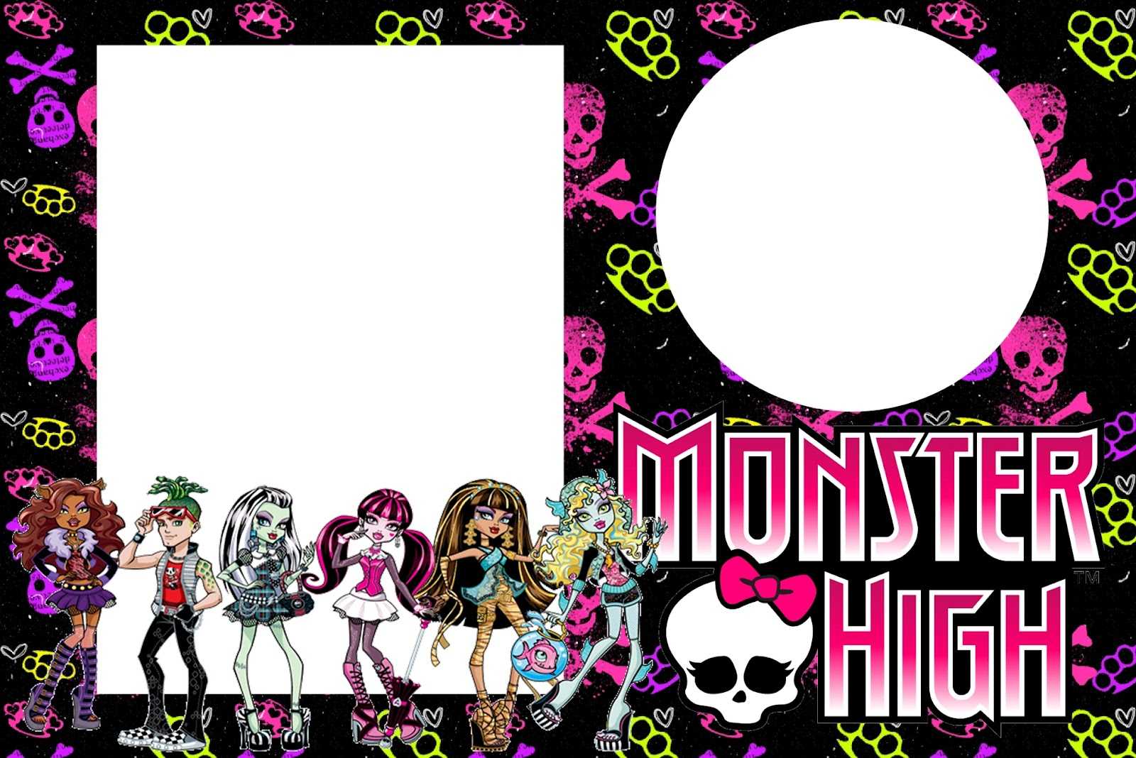 28+ [ Monster High Birthday Card Template ] | Monster High Inside Monster High Birthday Card Template