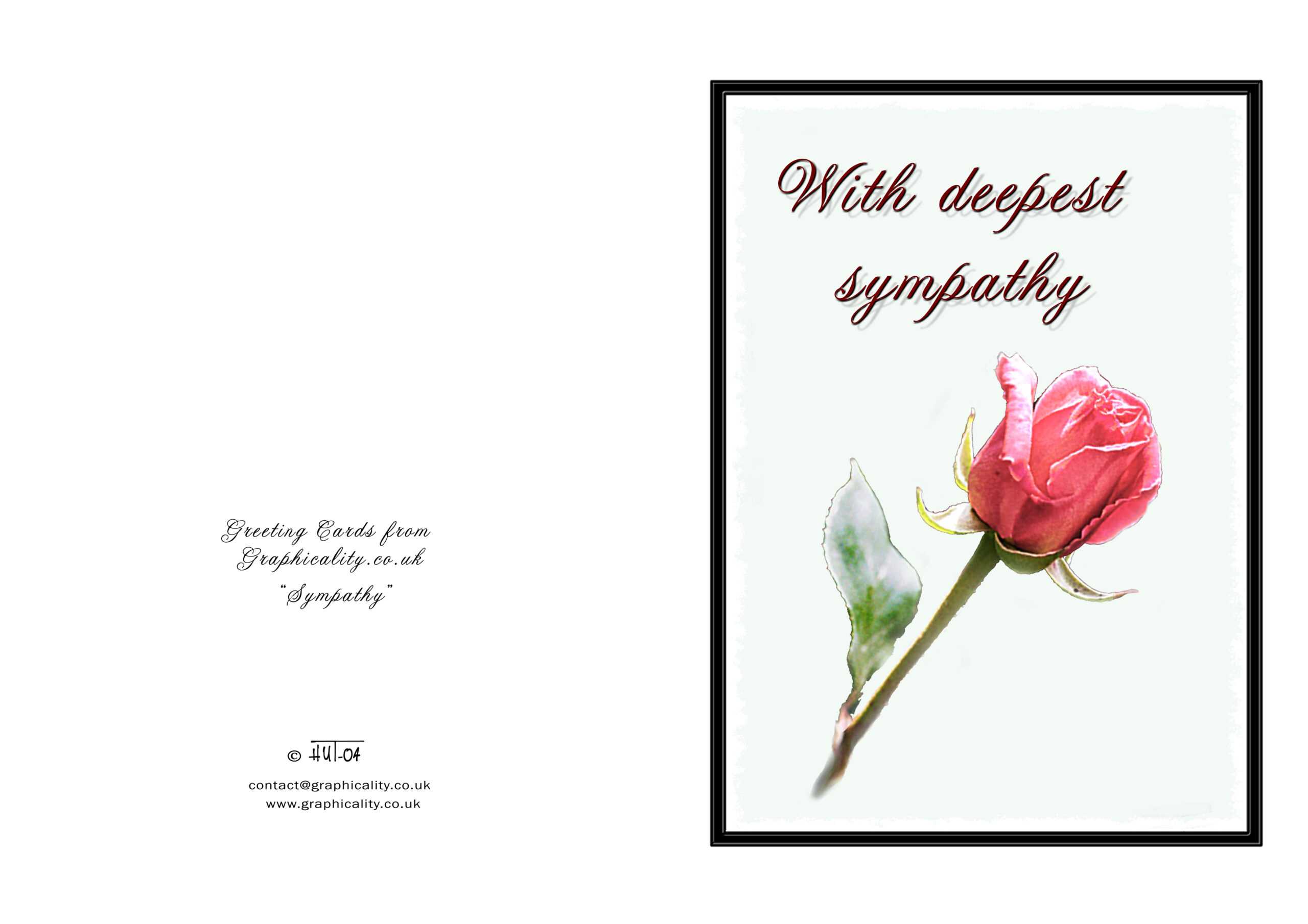 29 Images Of Printable Template For Sympathy Cards Throughout Sympathy Card Template