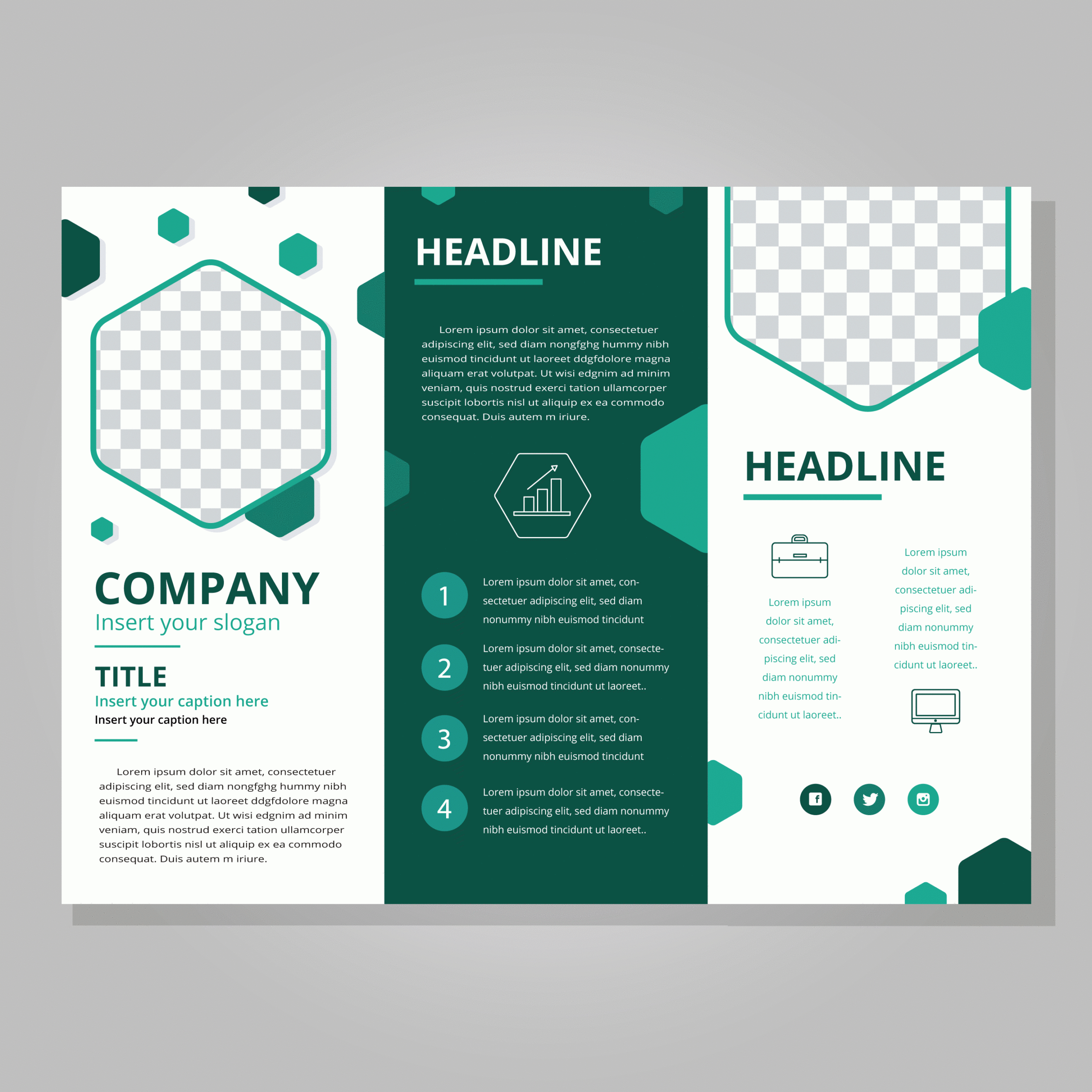 3 Fold Brochure Template – Beyti.refinedtraveler.co For Tri Fold Brochure Template Indesign Free Download