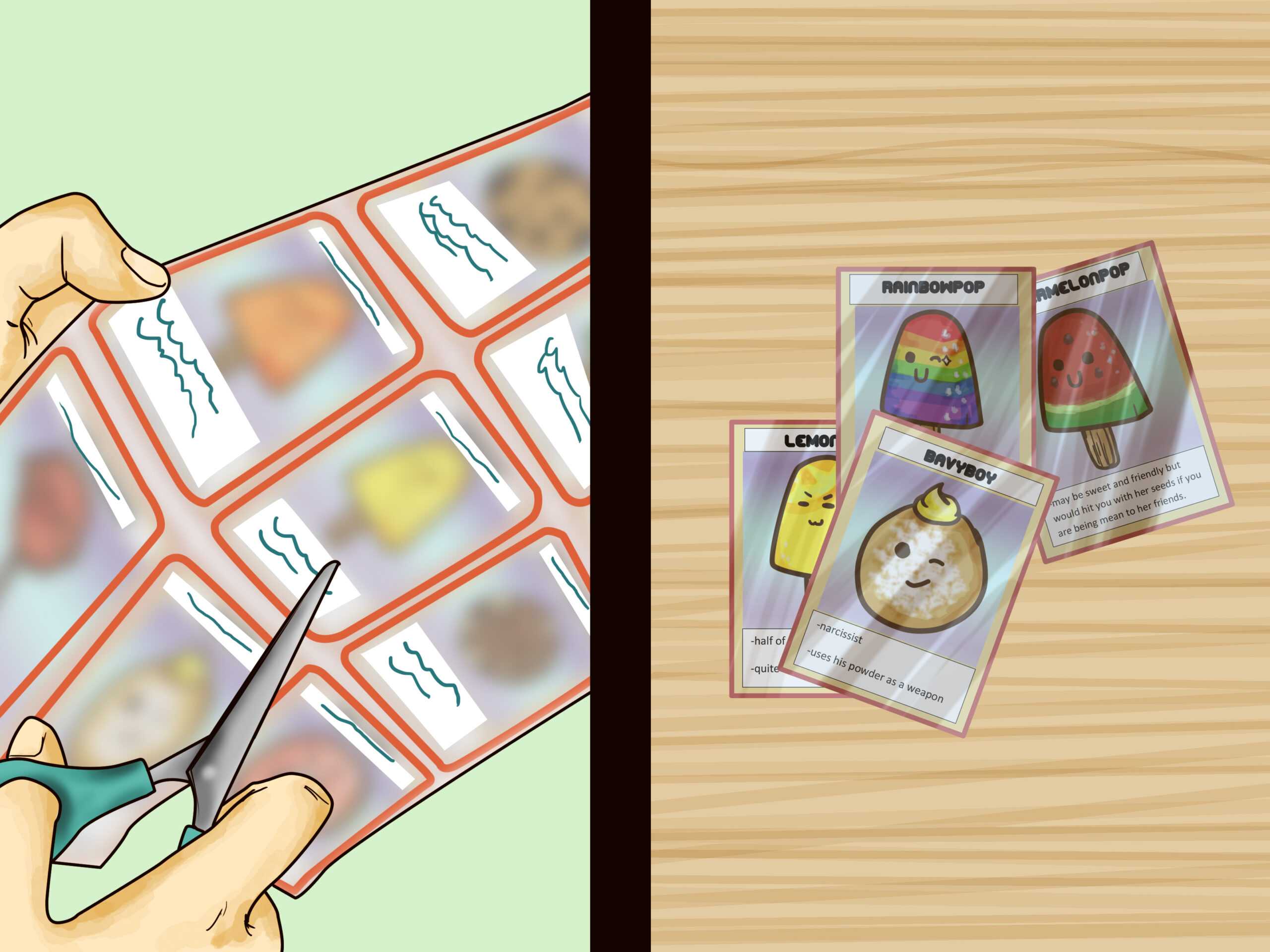 3 Ways To Make Your Own Trading Cards – Wikihow Throughout Index Card Template Open Office