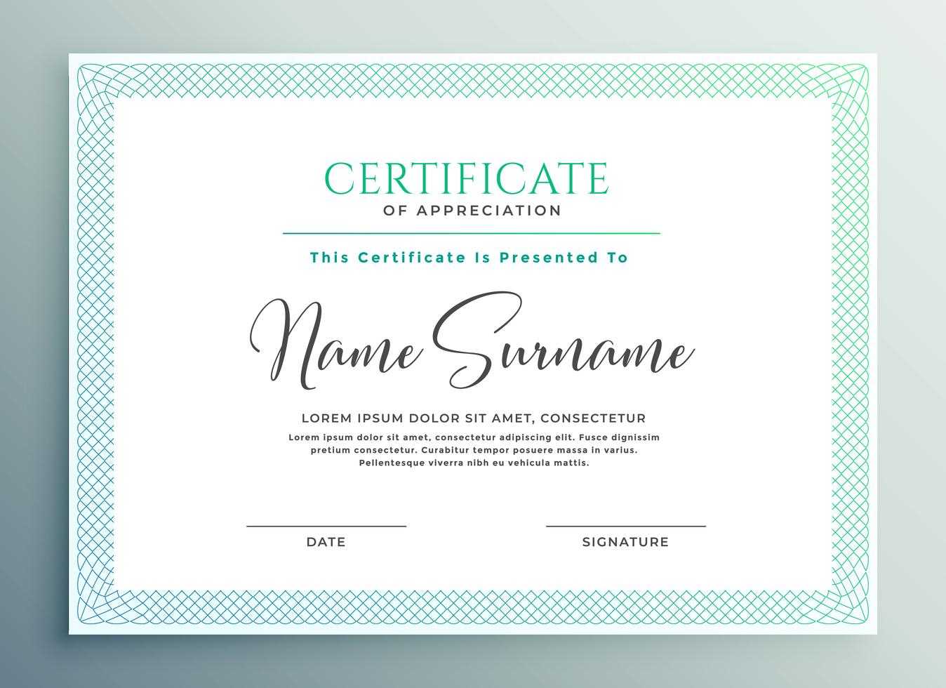 30+ Certificate Of Appreciation Download!! | Templates Study With Certificate Of Appreciation Template Free Printable