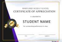 30 Free Certificate Of Appreciation Templates And Letters pertaining to Best Performance Certificate Template