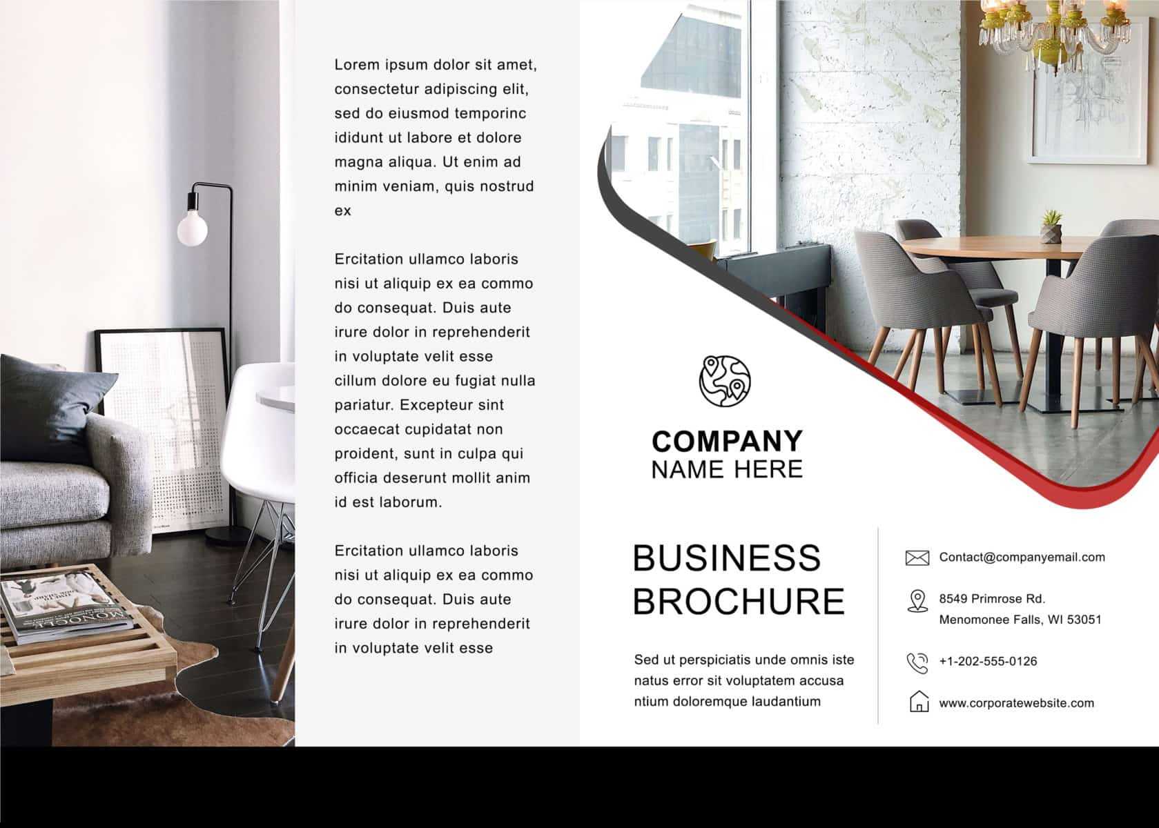 33 Free Brochure Templates (Word + Pdf) ᐅ Template Lab In Microsoft Word Brochure Template Free