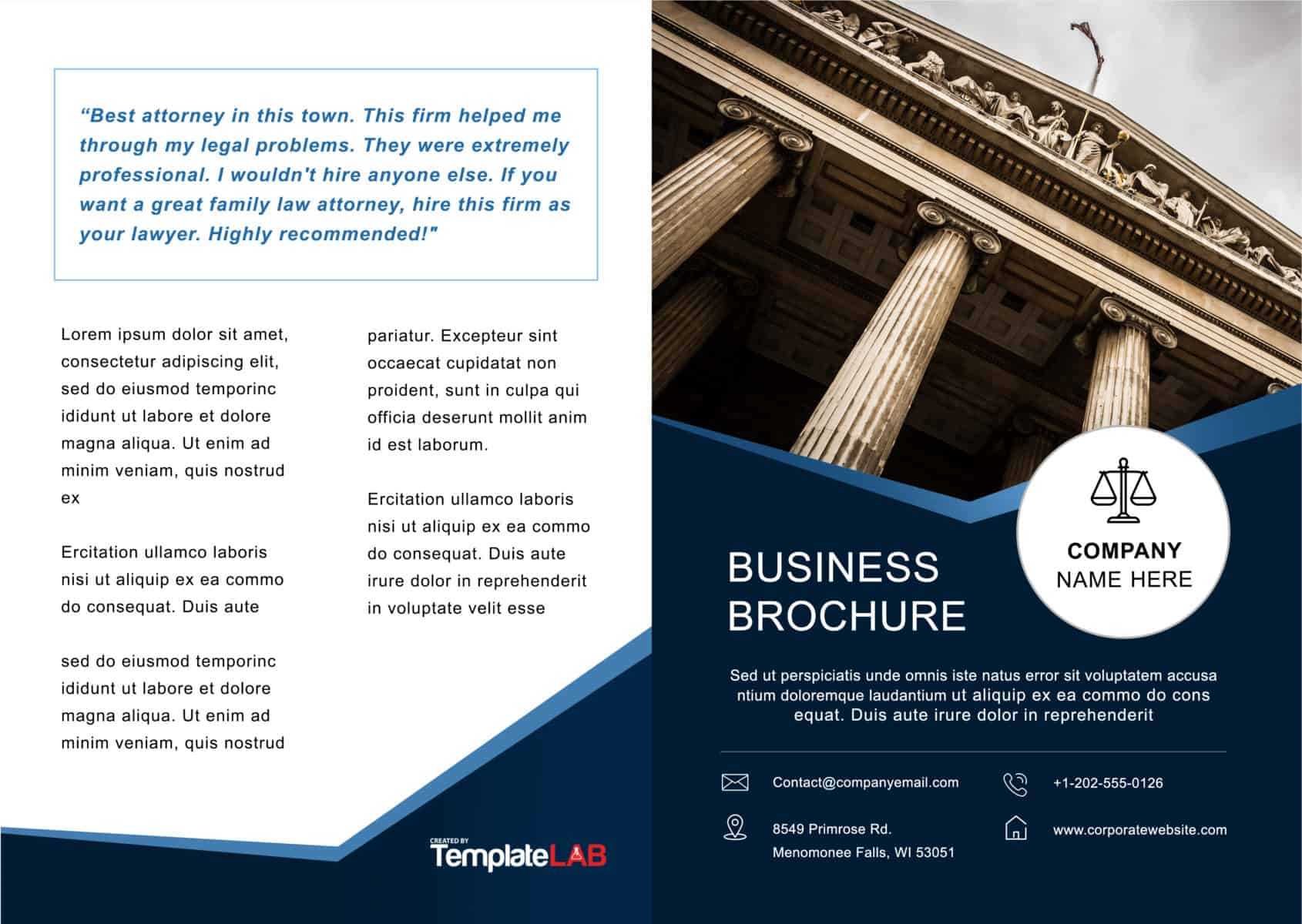 33 Free Brochure Templates (Word + Pdf) ᐅ Template Lab Inside Online Brochure Template Free