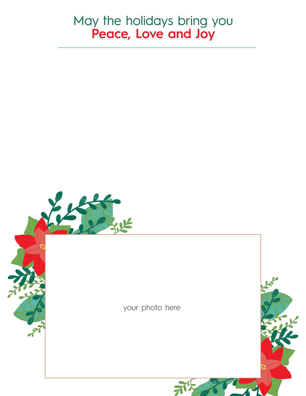 33 Free Christmas Letter Templates | Better Homes & Gardens Throughout Christmas Note Card Templates