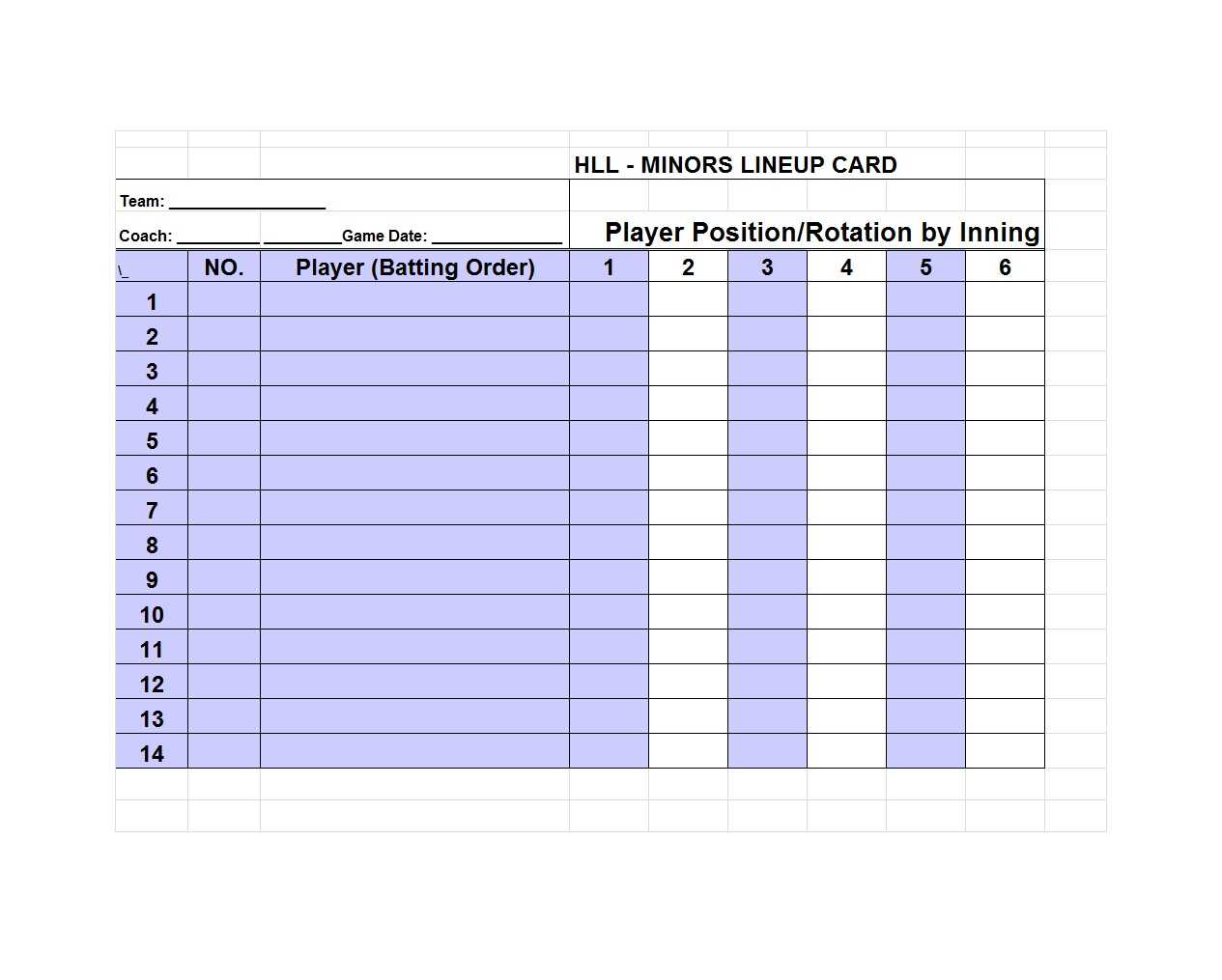 33 Printable Baseball Lineup Templates [Free Download] ᐅ Within Dugout Lineup Card Template