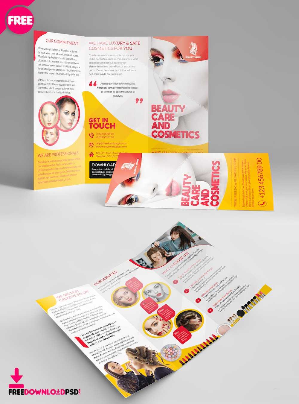 34 Best Free Brochure Mockups & Psd Templates 2019 – Colorlib Pertaining To Half Page Brochure Template