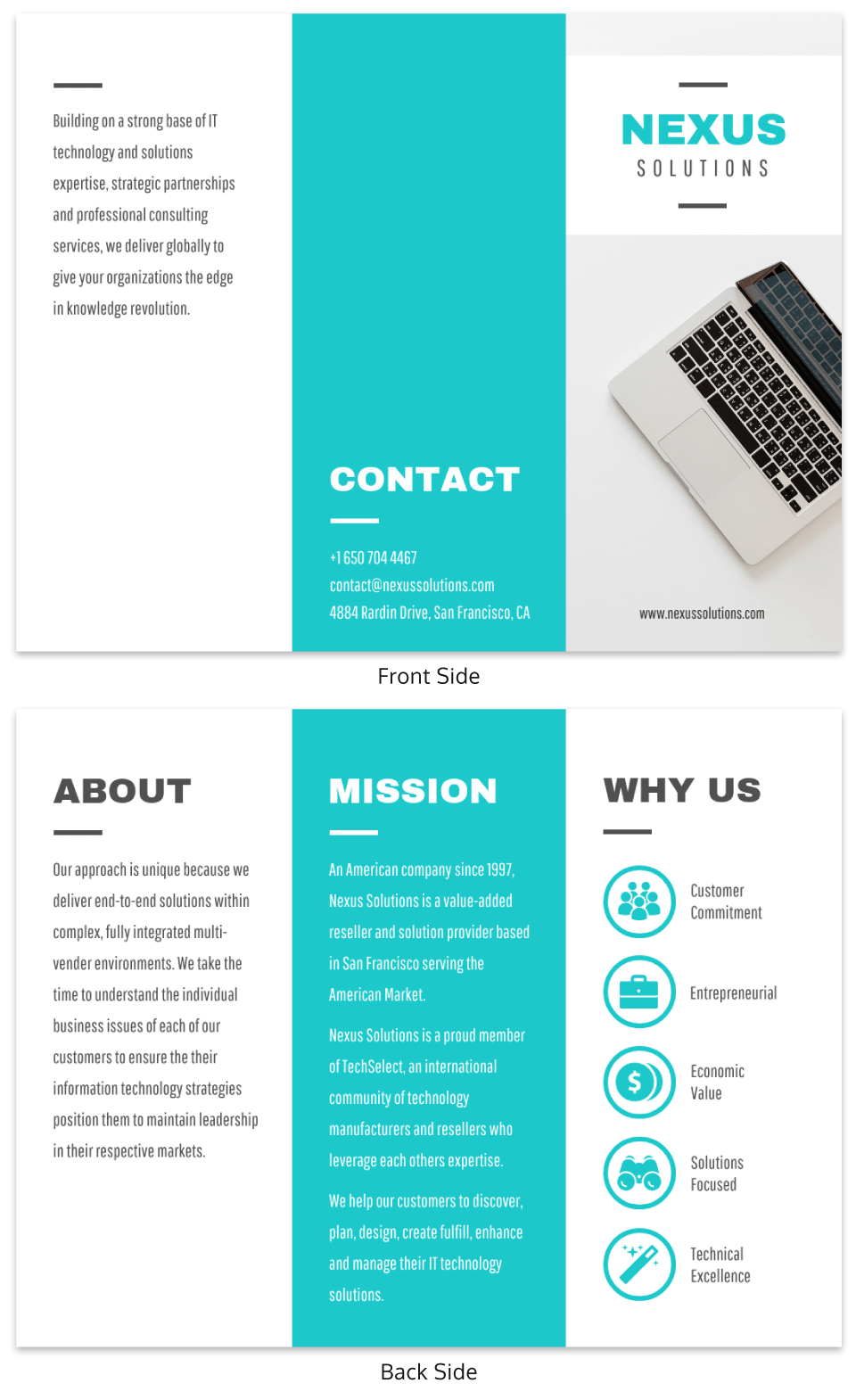 35+ Marketing Brochure Examples, Tips And Templates – Venngage Throughout One Page Brochure Template