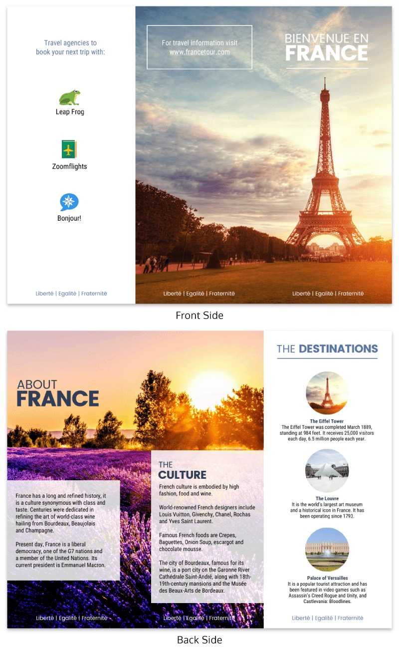 35+ Marketing Brochure Examples, Tips And Templates – Venngage Within Travel Brochure Template For Students