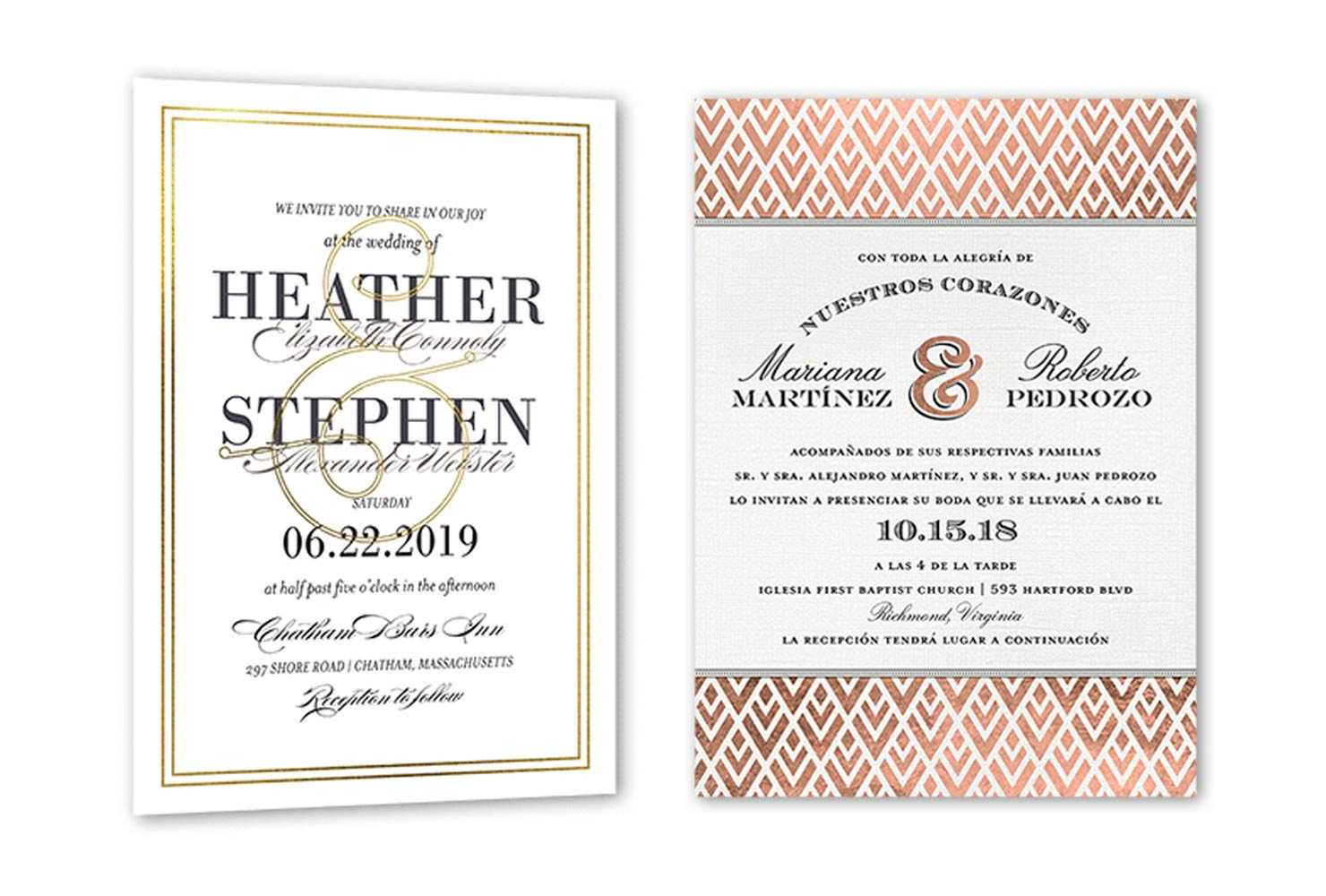 35+ Wedding Invitation Wording Examples 2020 | Shutterfly Regarding Church Wedding Invitation Card Template