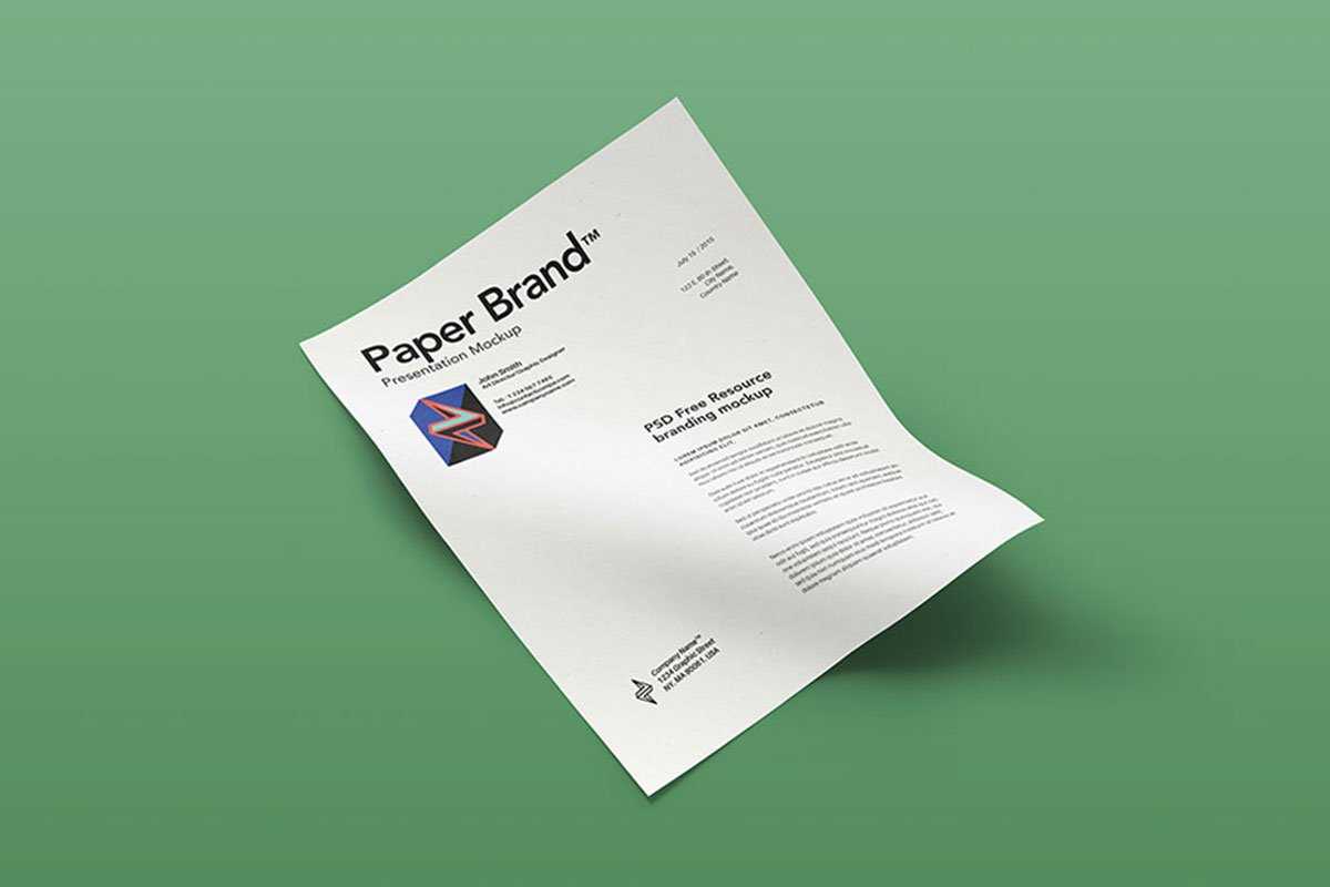 37 Best Letterhead Mockups To Improve Brand Identity – Colorlib Intended For Word 2013 Business Card Template
