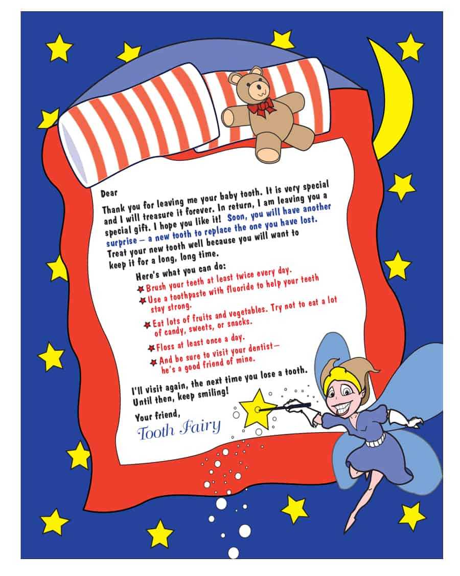 37 Tooth Fairy Certificates & Letter Templates – Printable Intended For Free Tooth Fairy Certificate Template