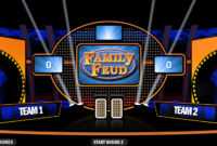 4 Best Free Family Feud Powerpoint Templates for Family Feud Powerpoint Template With Sound