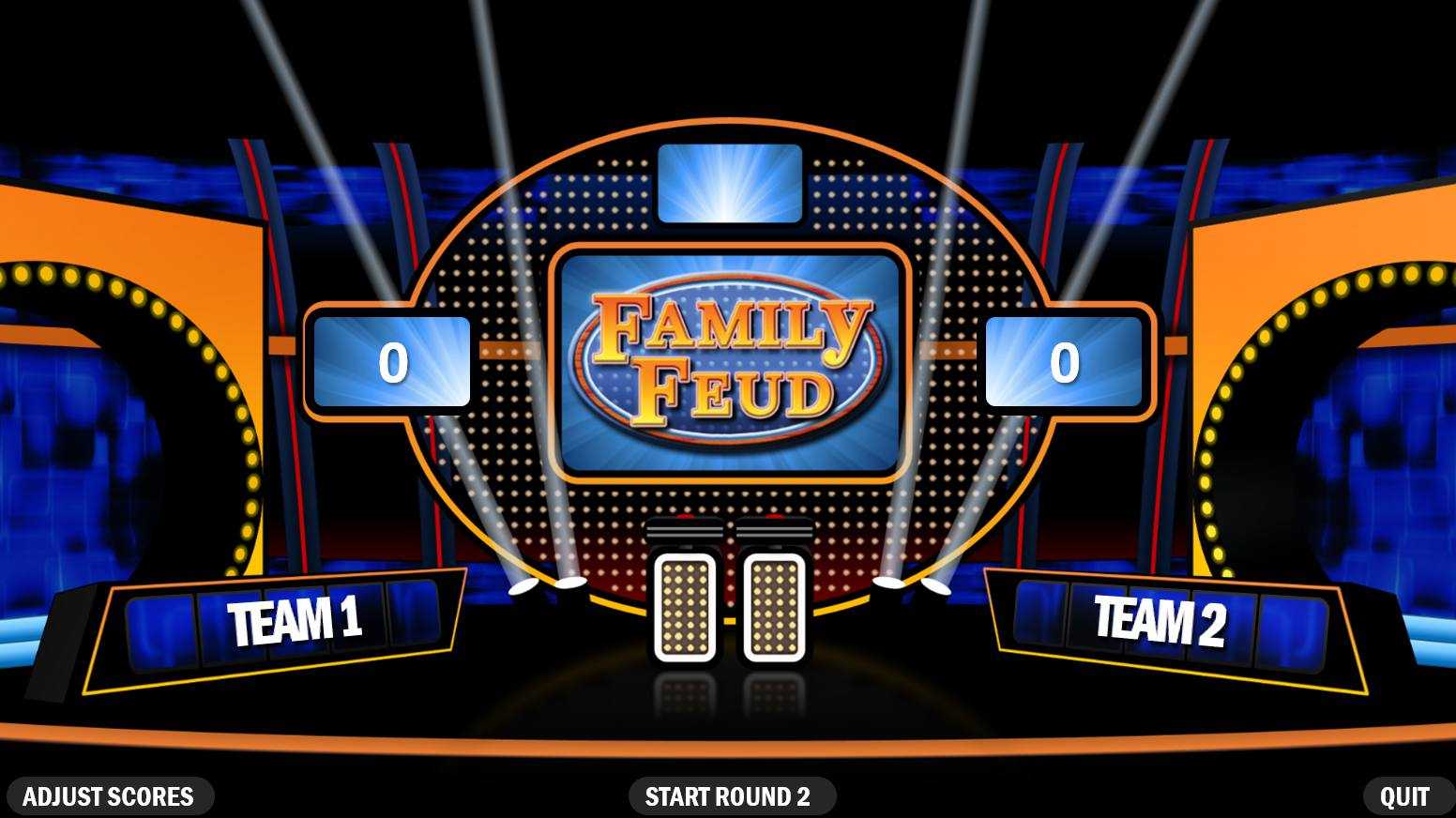 4 Best Free Family Feud Powerpoint Templates For Family Feud Powerpoint Template With Sound