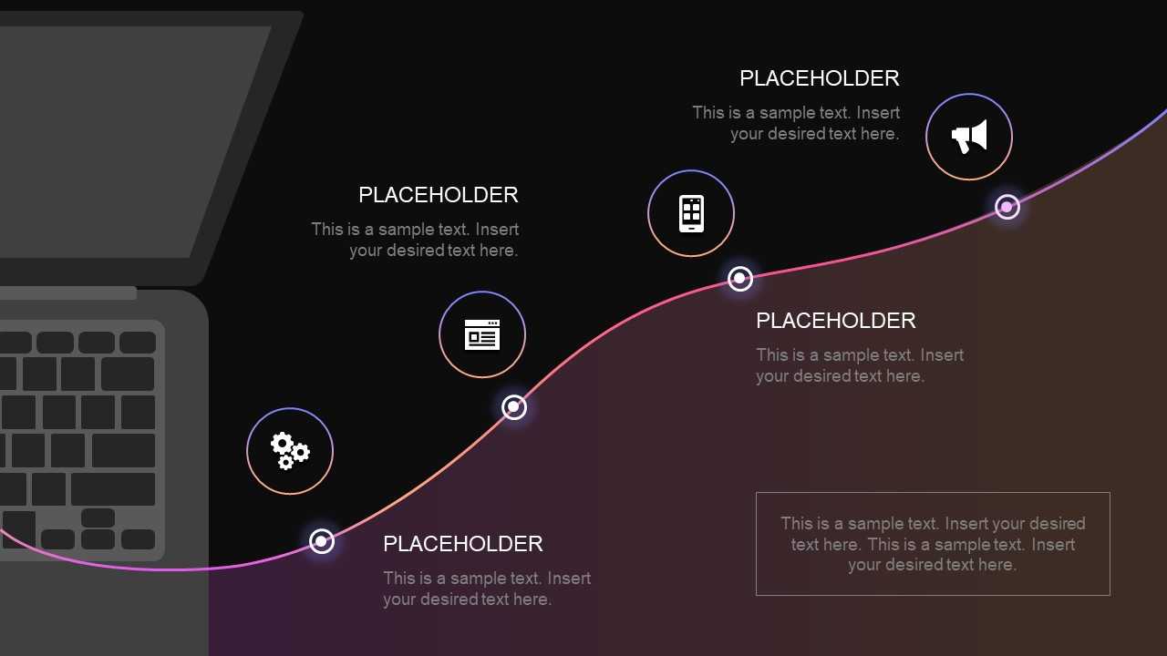 4 Step Technology Roadmap Powerpoint Template In Powerpoint Templates For Technology Presentations