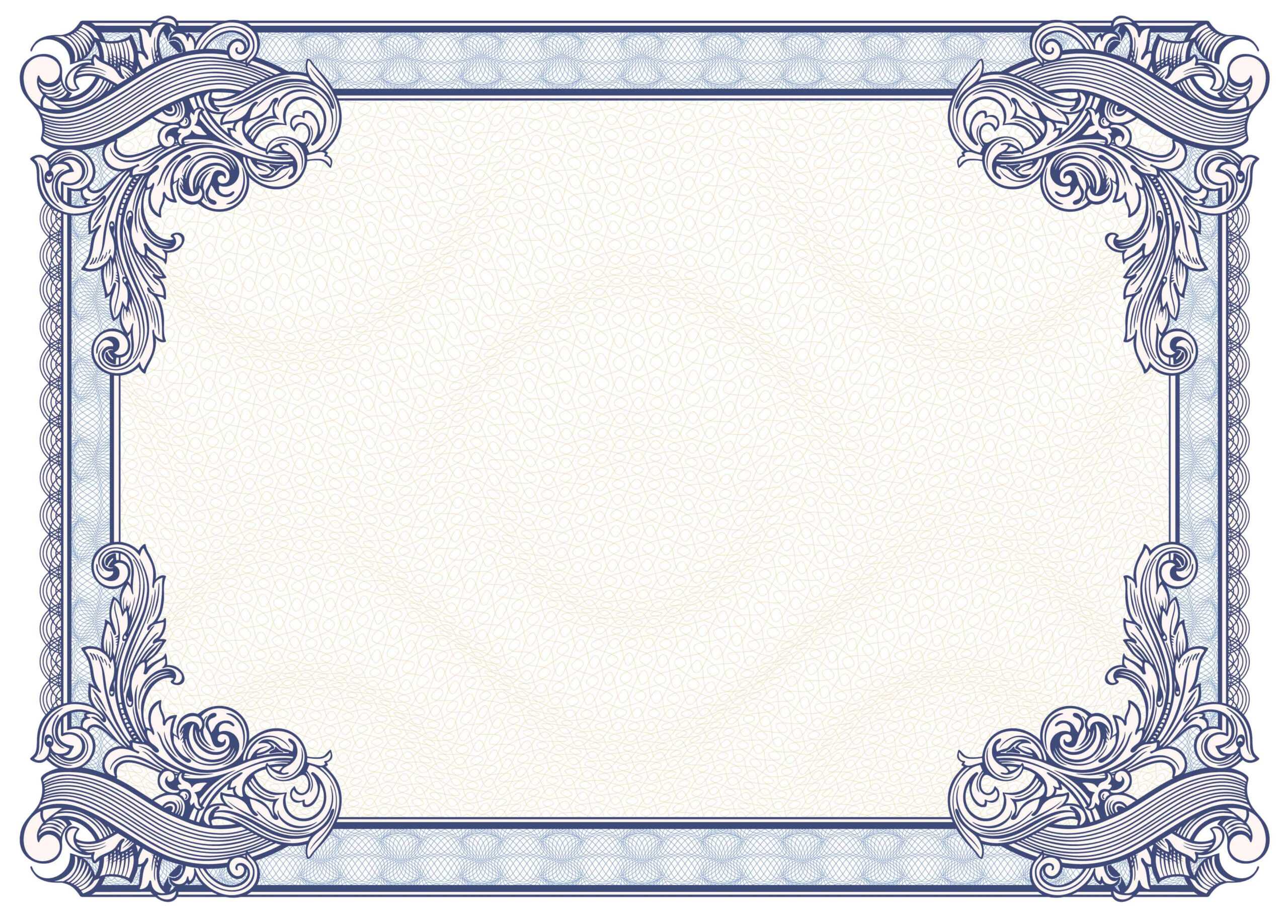 40+ Beautiful Certificate Border Templates & Designs With Regard To Award Certificate Border Template