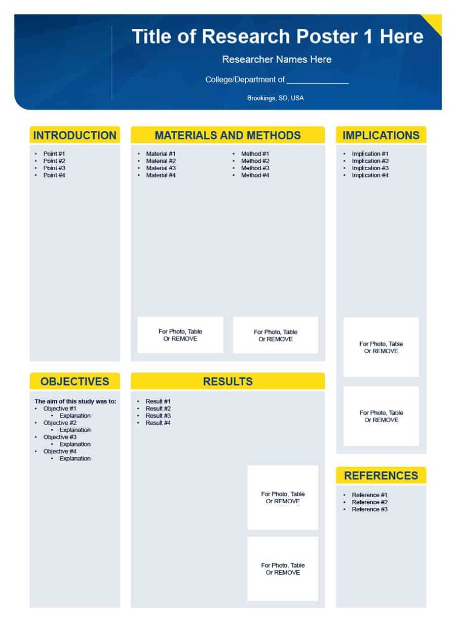 40 Eye Catching Research Poster Templates (+Scientific Intended For Powerpoint Academic Poster Template