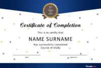 40 Fantastic Certificate Of Completion Templates [Word within Classroom Certificates Templates