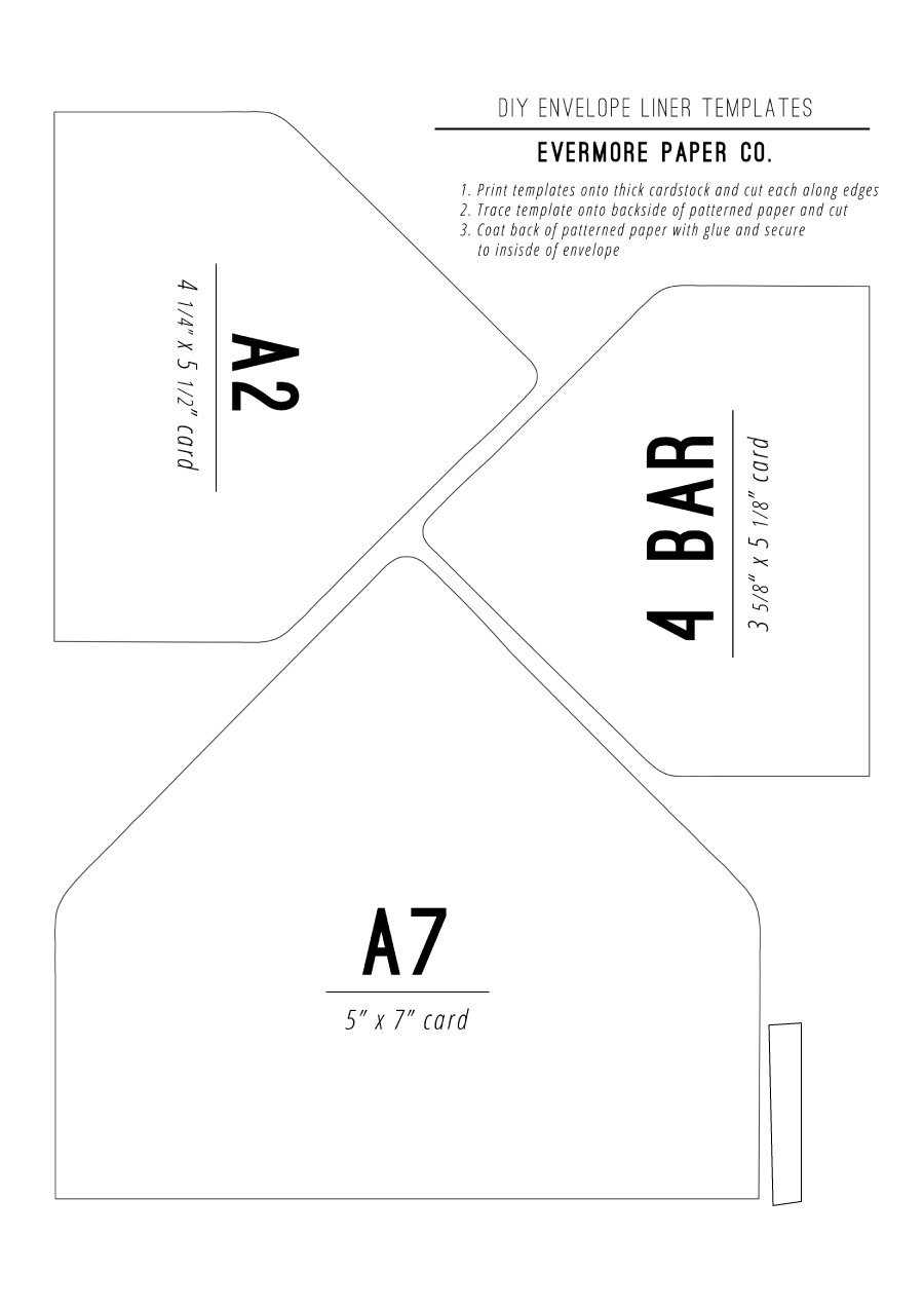 40+ Free Envelope Templates (Word + Pdf) ᐅ Template Lab With Envelope Templates For Card Making