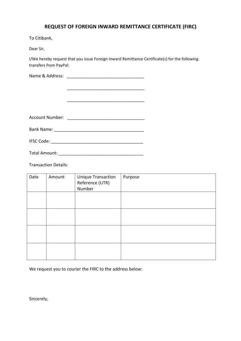 5+ Certification Request Letter Templates – Pdf | Free Inside Certificate Of Payment Template