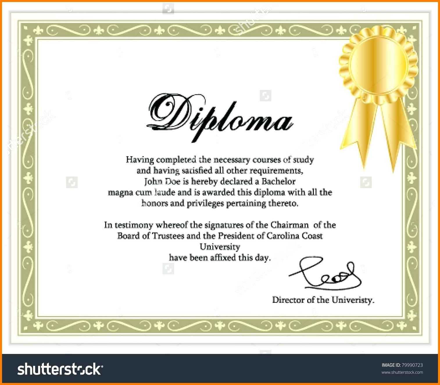 6+ Diploma Format Certificate | Dragon Fire Defense Throughout Ged Certificate Template