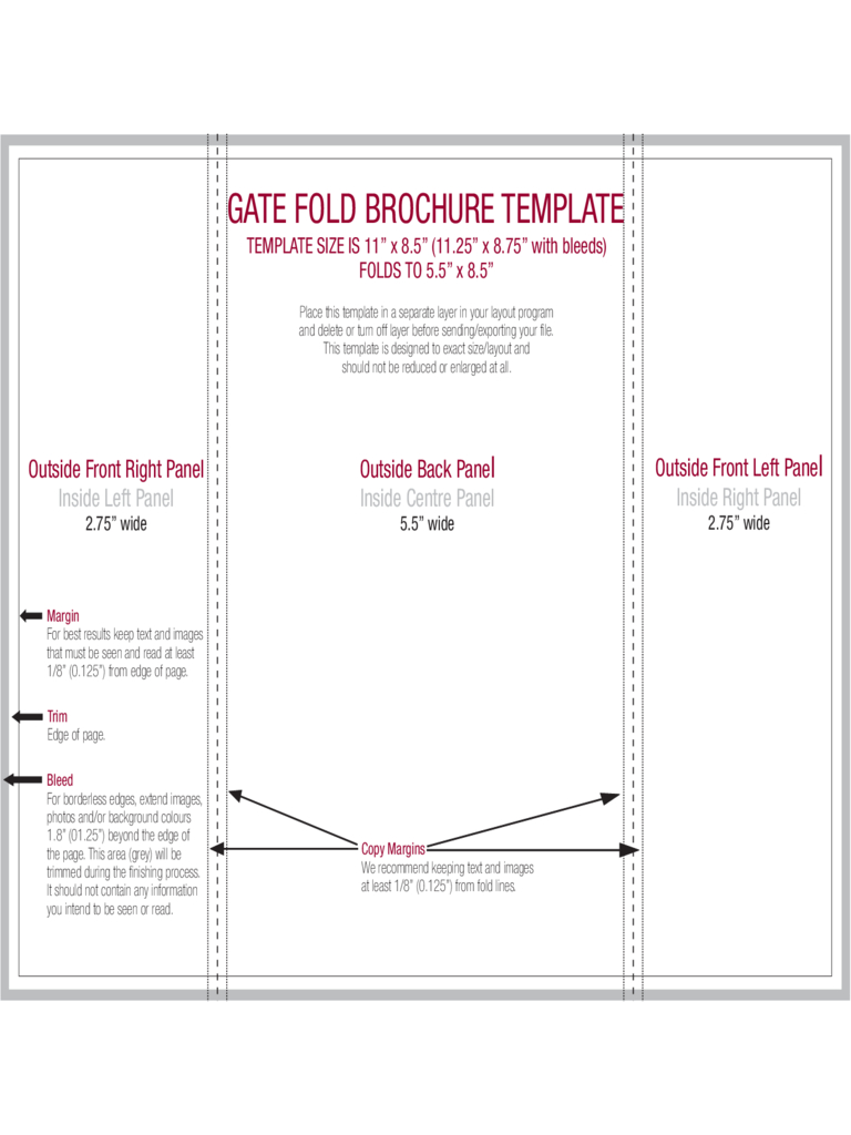 6970 Gatefold Template | Wiring Resources Pertaining To Gate Fold Brochure Template Indesign