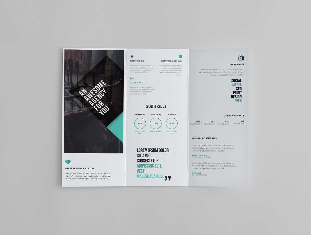 76+ Premium & Free Business Brochure Templates Psd To In Free Illustrator Brochure Templates Download