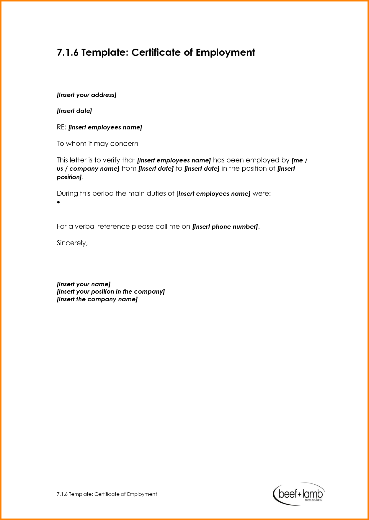 8+ Certificate Of Employment Template | Memo Templates Throughout Employee Certificate Of Service Template