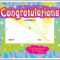 8+ Congratulations Template | Survey Template Words Intended For Congratulations Certificate Word Template