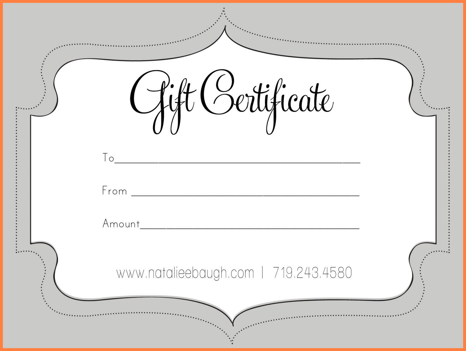9+ Free Microsoft Word Gift Certificate Templates | Andrew Pertaining To Service Dog Certificate Template