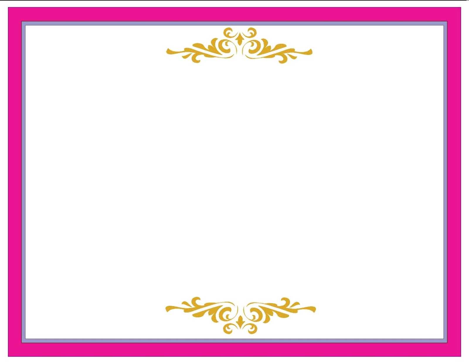 A Collection Of Free Certificate Borders And Templates Throughout Pageant Certificate Template