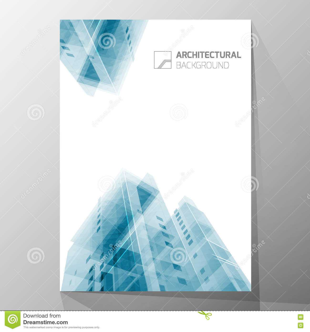 Abstract Architecture Background, Layout Brochure Template For Architecture Brochure Templates Free Download