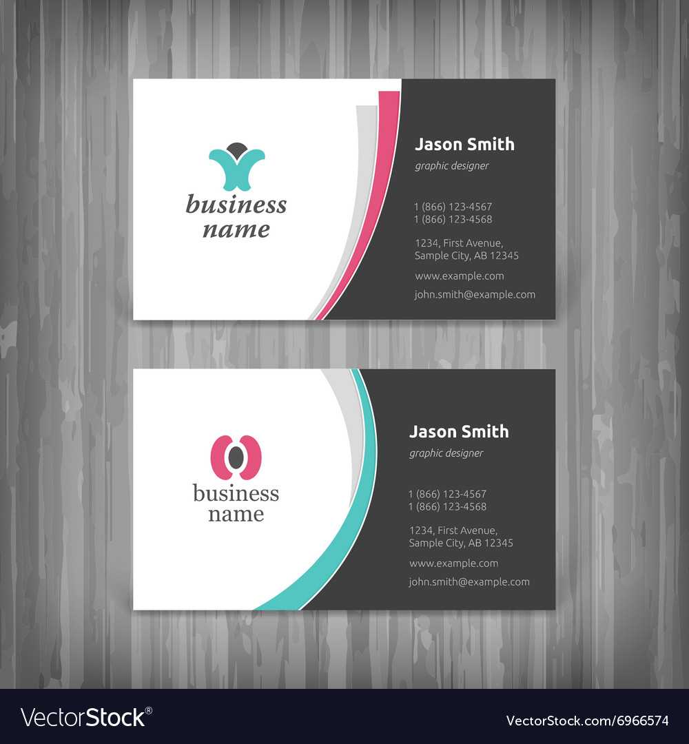 Abstract Creative Business Cards Inside Web Design Business Cards Templates