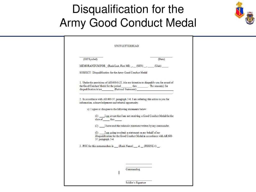 Administer Awards And Decorations – Ppt Download With Regard To Army Good Conduct Medal Certificate Template