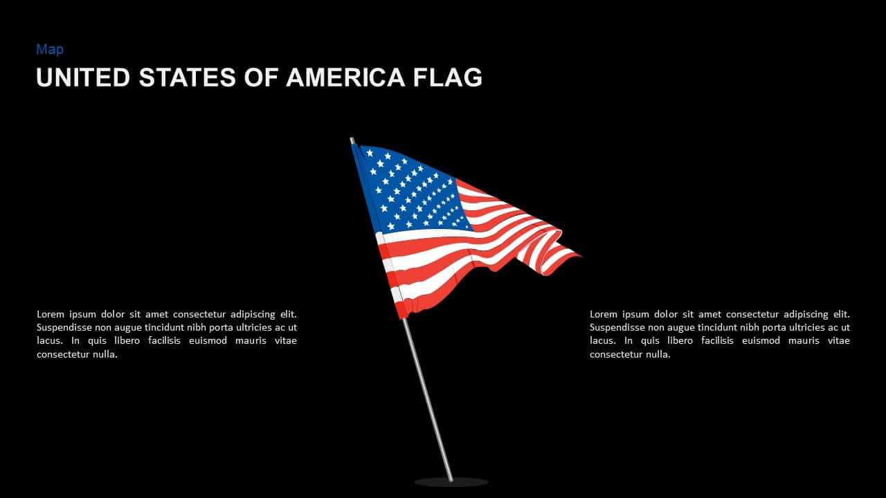 American Flag Powerpoint Template And Keynote Slide For American Flag Powerpoint Template