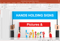 Animated Signboards Powerpoint Template in Replace Powerpoint Template
