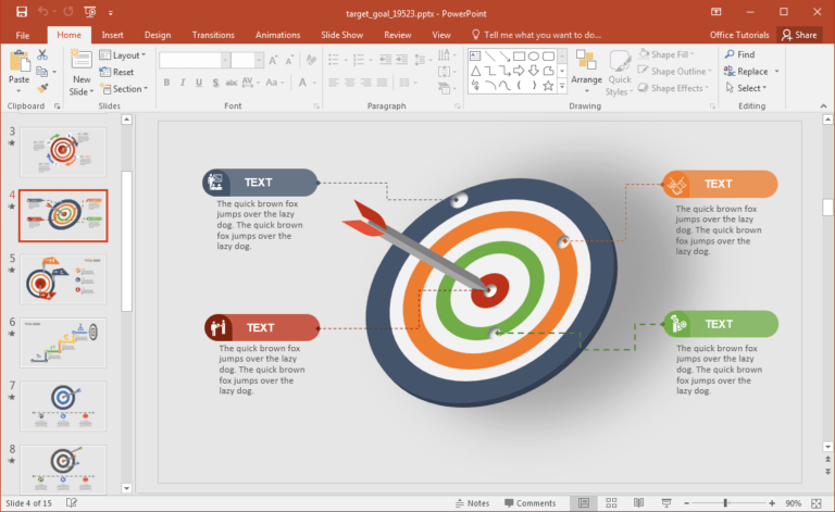 animated-target-goal-powerpoint-template-for-replace-powerpoint