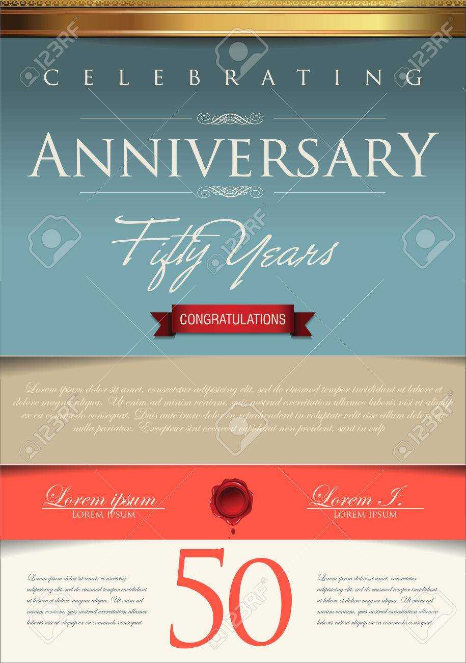 Anniversary Certificate Template Throughout Anniversary Certificate Template Free
