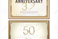 Anniversary Certificate Template with Anniversary Certificate Template Free