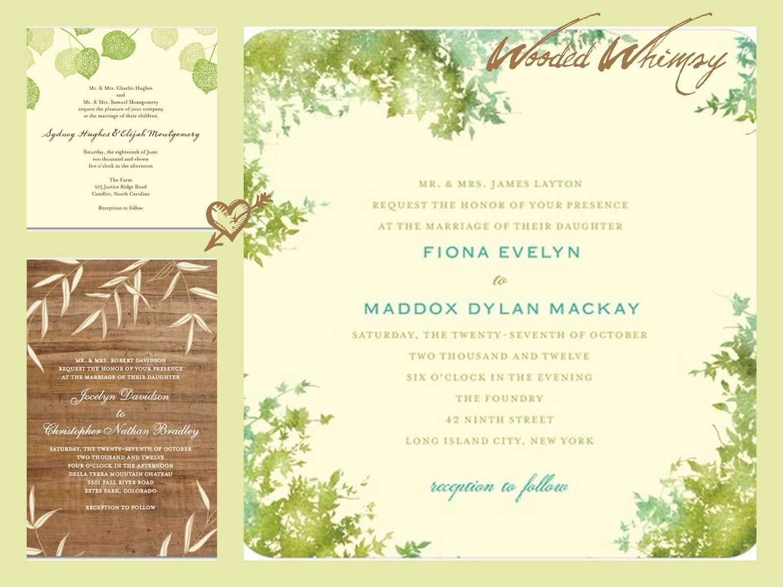 Anniversary Invitation : Wedding Invitations Cards Wording Pertaining To Sample Wedding Invitation Cards Templates