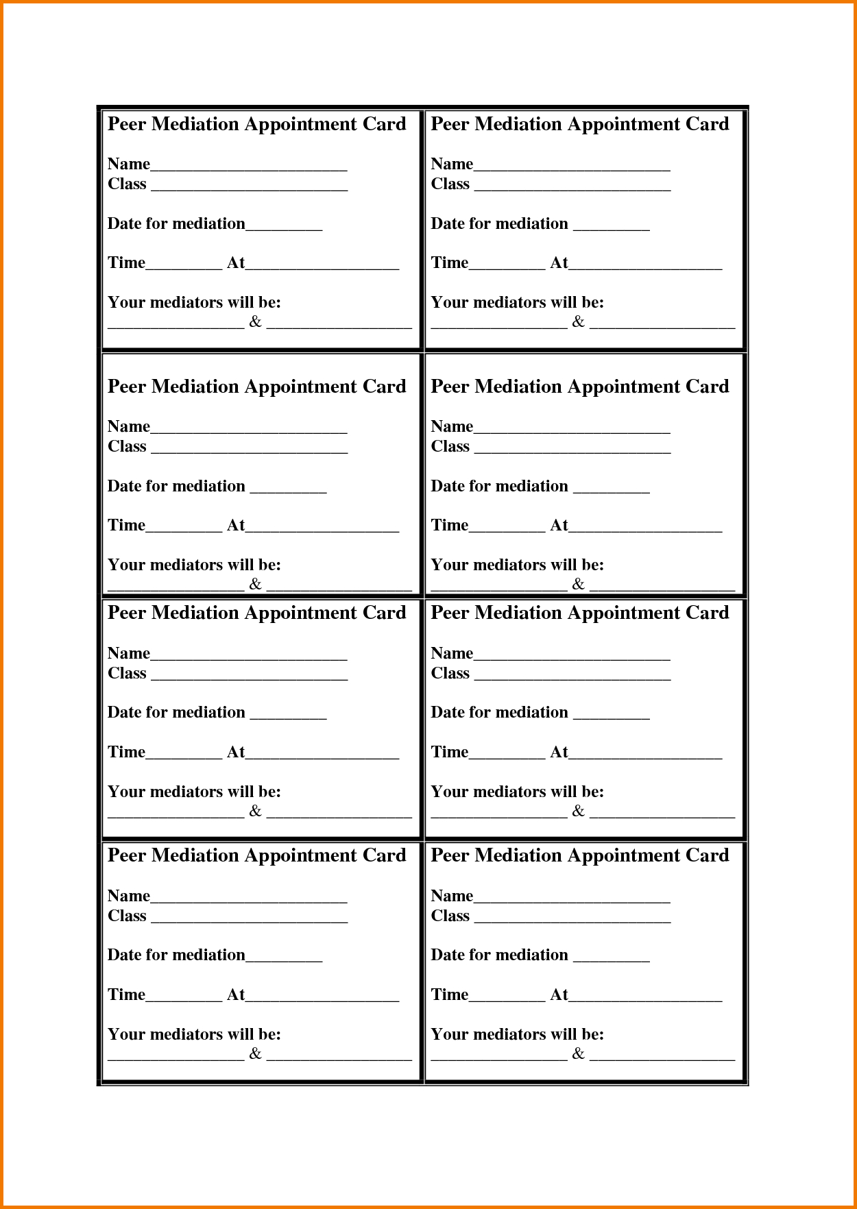 Appointment Cards Template | Authorization Letter Pdf Within Dentist Appointment Card Template