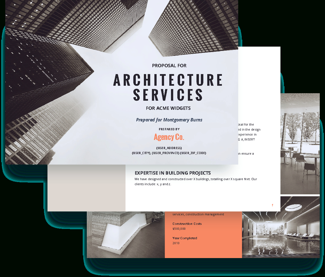 Architecture Proposal Template – Free Sample | Proposify Pertaining To Architecture Brochure Templates Free Download