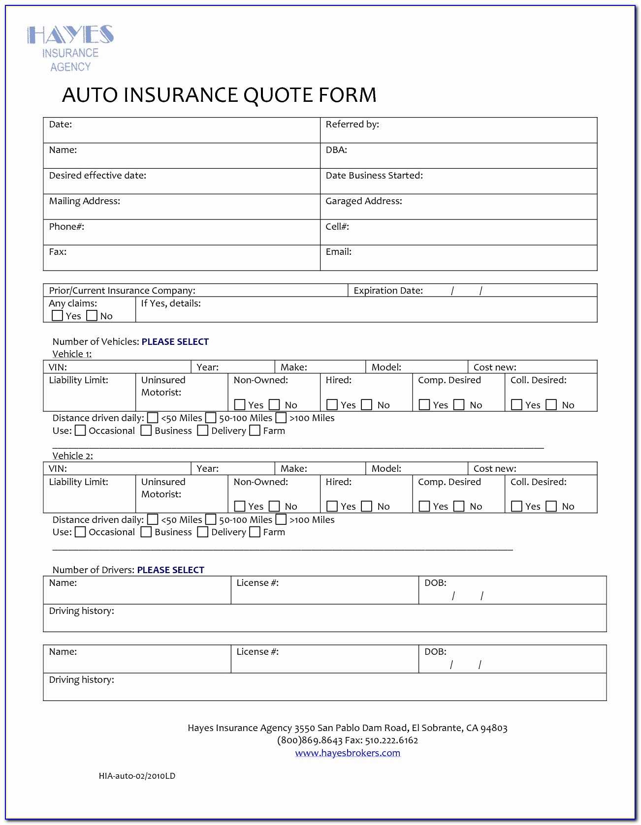 Auto Insurance Claim Form Template – Form : Resume Examples In Car Insurance Card Template Free