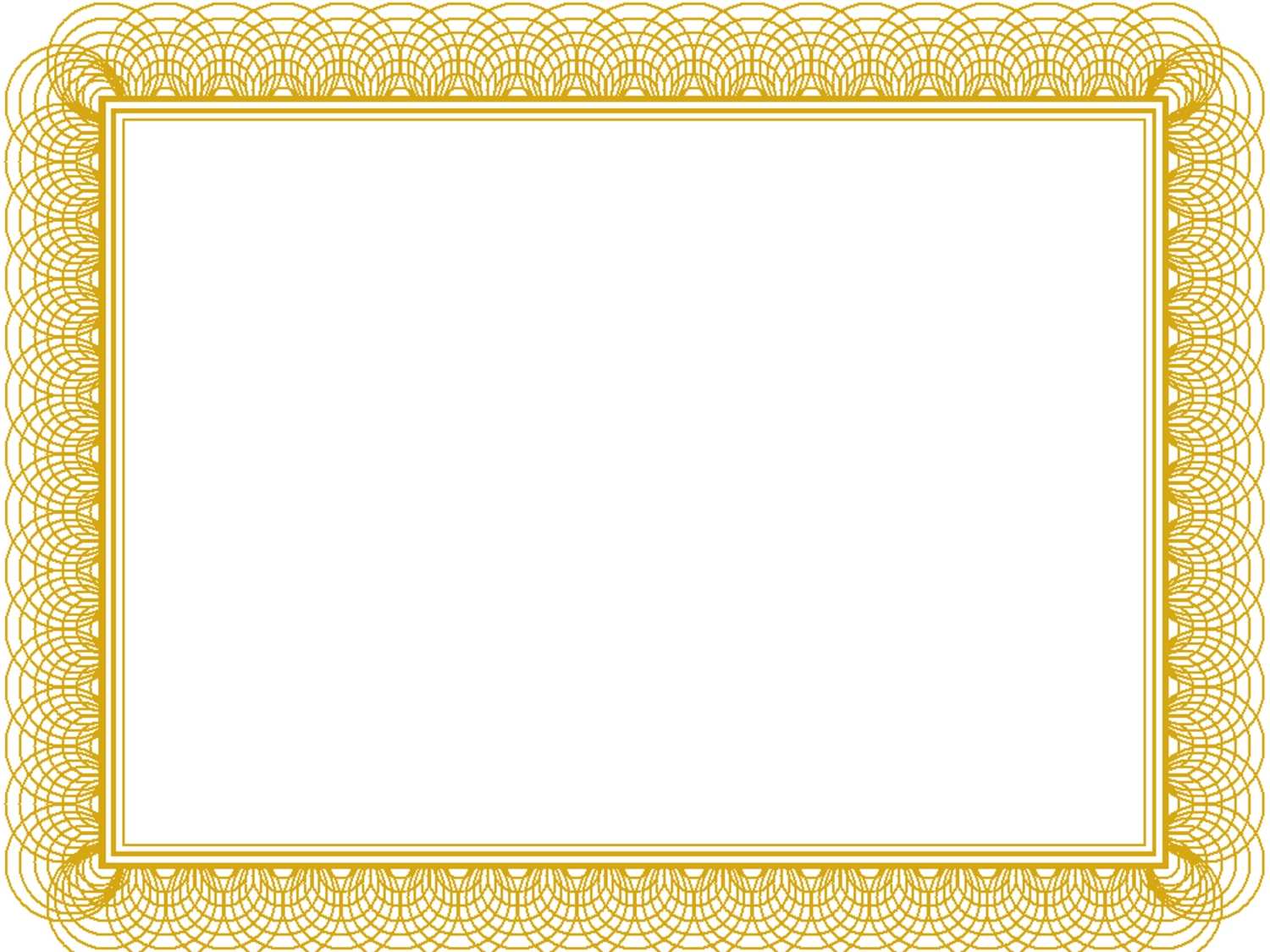 Award Certificate Border Template Pertaining To Gold Regarding Award Certificate Border Template